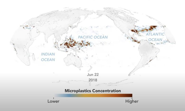 Photo of Анимация NASA показывает, как пластиковый мусор распределяется по океану