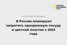 Photo of В России планируют запретить одноразовую посуду и цветной пластик с 2023 года